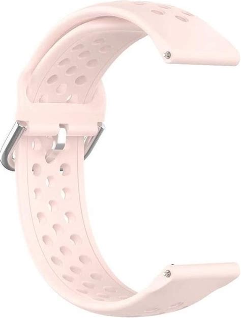 Strap It Siliconen Bandje Met Gaatjes Geschikt Voor Garmin Vivoactive 4 45mm