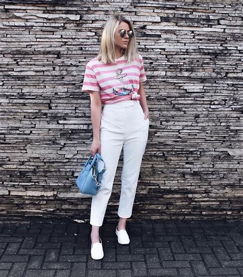 Turquoise And White Outfit With Trousers Shorts Denim Boating