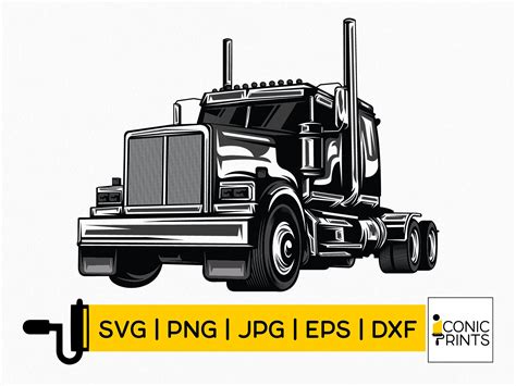 Semi Truck Svg Truck Driver Svg Trucker Svg Truck Svg Us Truck Svg Svg