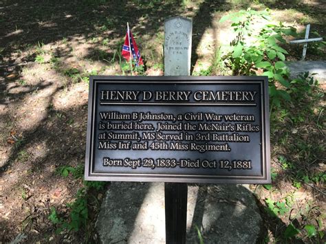 Berry Cemetery em Johnstons Station Mississippi Cemitério Find a Grave