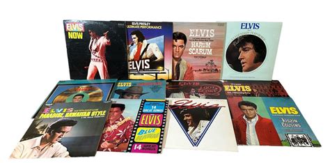 Collection Elvis Presley Vinyl Record Albums Auction