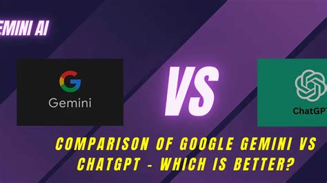 Gemini vs ChatGPT - Exploring the Future of AI - Fusion Chat