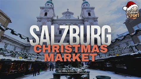 Christmas K Walking Tour Salzburg Christmas Markets Youtube