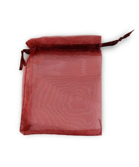 Bolsa Organza 12x17 Cm ROJO PaperPack