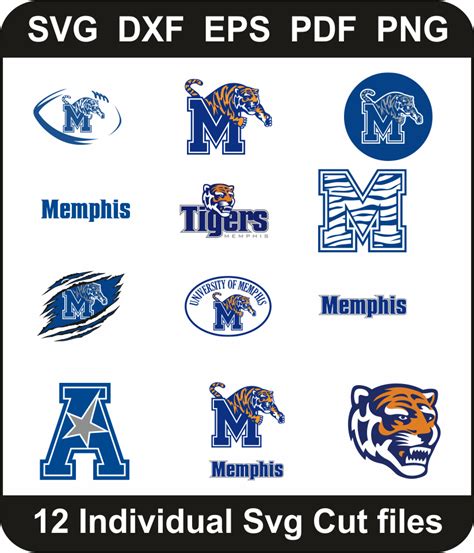 Memphis Tigers Svg Bundle