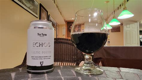 Massachusetts Beer Reviews Echoes Baltic Porter Batch Fox Farm