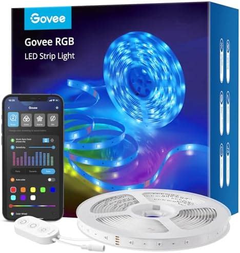 Govee Ruban LED 5m WiFi Bande LED RGB Multicolore App Contrôle Mode