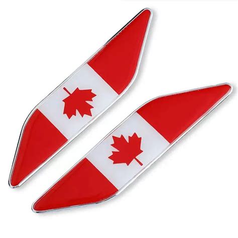 1 Set Canada Flag Car Fender Decal Sticker – Badgeslide