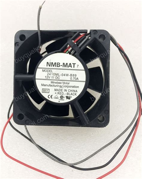 Nmb Ml W B V A Wires Cooling Fan