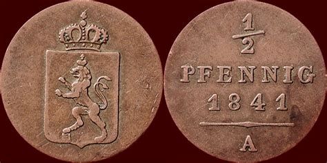 Pfennig A Germany Reuss Schleiz Heinrich Lxii