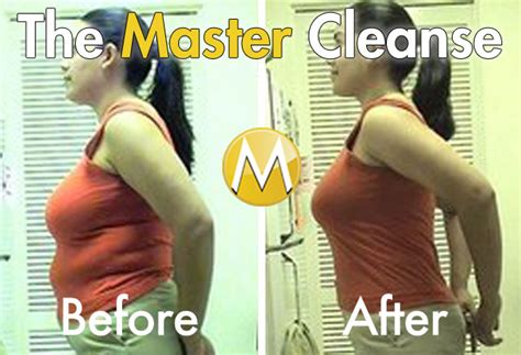 Master Cleanse Before and After