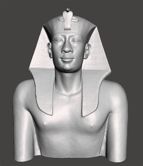 Pharaoh Ahmose II 3D Printed Egyptian Bust Replica. - Etsy