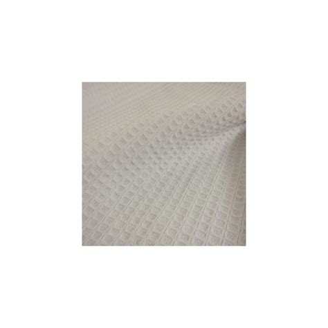 Coton Nid D Abeille Eponge Double Face Blanc