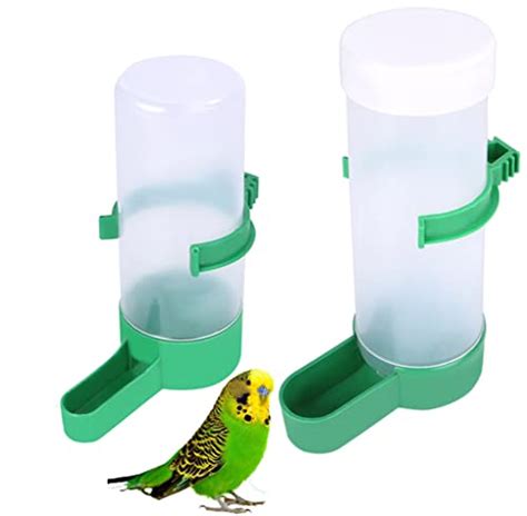 Lot De 2 Distributeurs D Eau Automatiques Pour Oiseaux Conteneur De