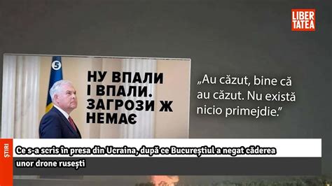 Ce s a scris în presa din Ucraina după ce Bucureștiul a negat căderea