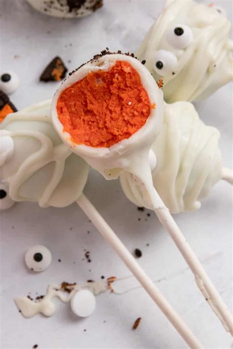 The Easiest Halloween Cake Pops Lemons And Zest