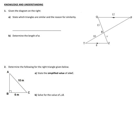 Solved Math Grade 10 MPMZDI W 1 Explain How You Know If Two