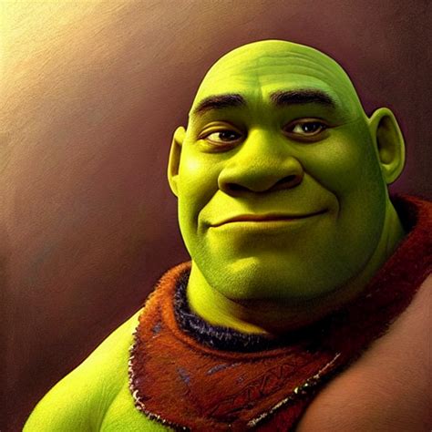 Krea Ai A Beautiful Painting Of Attractive Shrek Art Phot