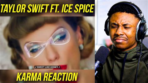 Taylor Swift Ft Ice Spice Karma Official Music Video Reaction Youtube