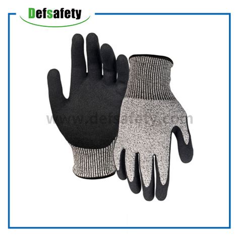 G Cut Resistance Shell Nitrile Sandy Palm Coated Gloves B Level