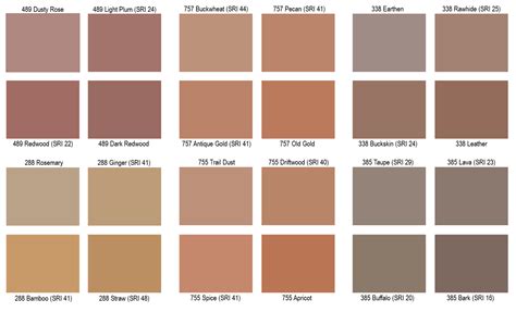 Solomon Concrete Color Chart