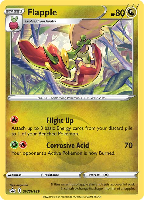 Flapple Sword Shield Promos Swsh Pkmncards