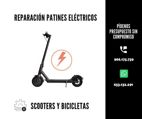 Reparación patinete eléctrico bicicletas Taller especializado en