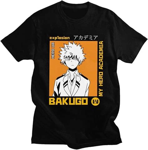 Classic Boku No Hero Academia T Shirt Men Short Sleeve Anime Manga