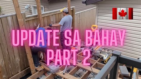 Update Sa Bahay Part 2 Simple Deck Reveal Late Post Buhay Canada