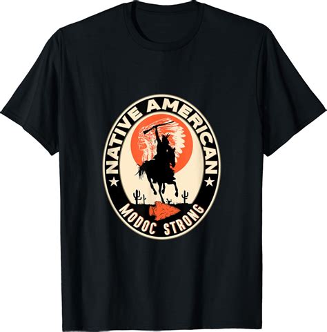 Amazon.com: Modoc Tribe Native American Indian Strong Warrior Strong T ...