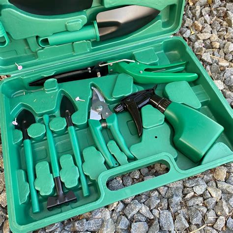 Tkm Home 10pc Garden Tool Set Vegetable Flower Gardening Hand Tools