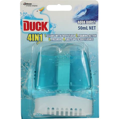 Duck Under The Rim Liquid Toilet Cleaner Aqua Burst Ml Woolworths