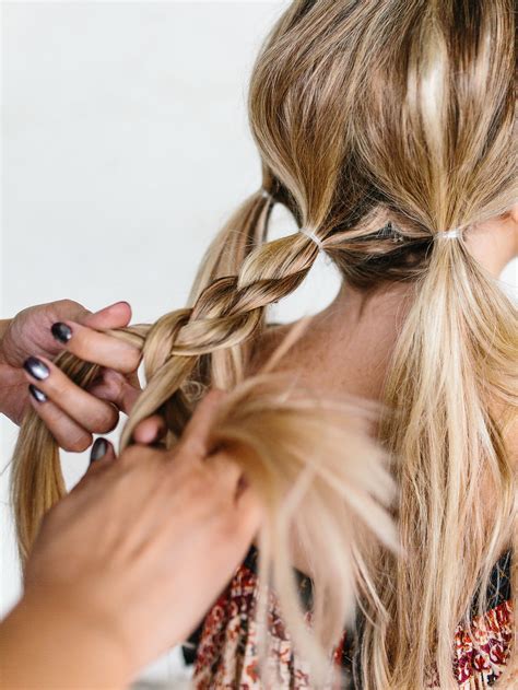 Easy Triple Braided Updo Tutorial The Effortless Chic