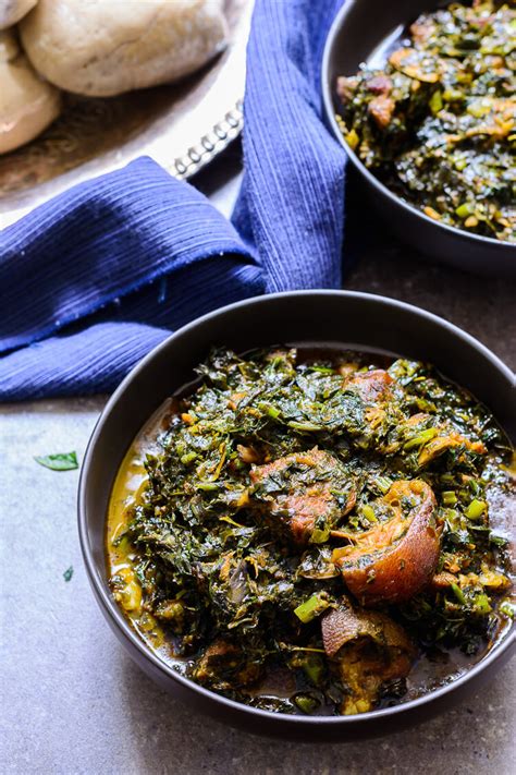 Afang Soup: A Green, Leafy Nigerian Vegetable Soup - Yummy Medley