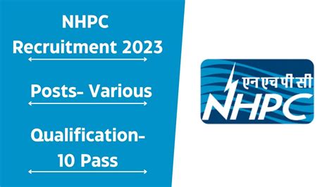 Nhpc Recruitment 2023 Apply For Various Posts Qualification 10