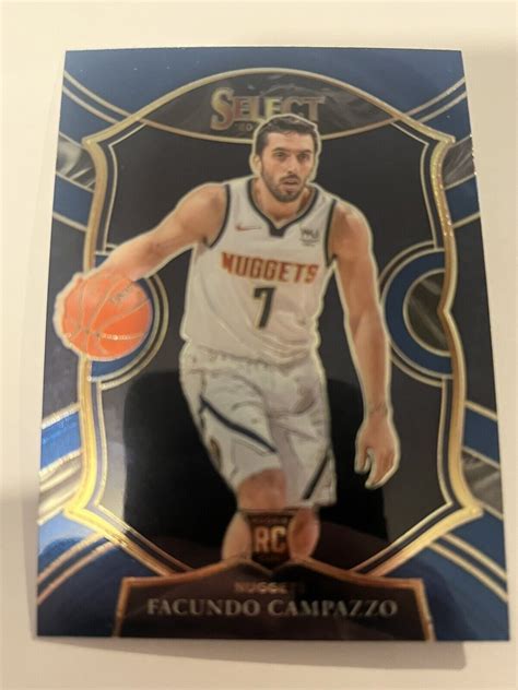 Panini Select Facundo Campazzo Blue Concourse Rookie Rc