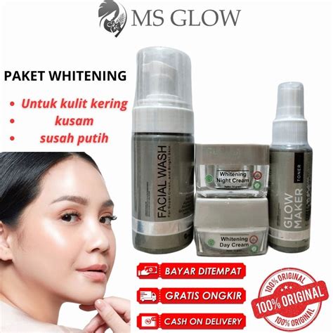 Jual Perawatan Ms Glow Beauty Basic Paket Whitening Kulit Kering