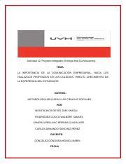 Proyecto Integrador Etapa 4 Final Parte De Walbert Docx Actividad 12