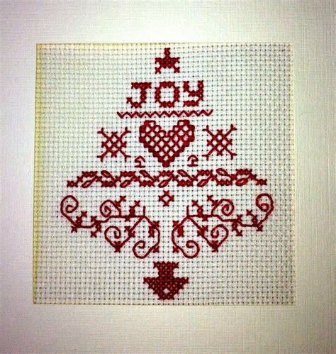 Christmas Cross Stitch Tree Cross Stitch Christmas Ornaments Cross