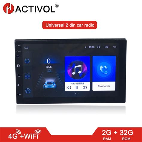 Radio Con Gps Para Coche Reproductor Con Android Din Gb De