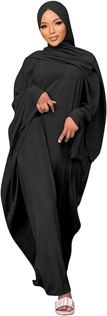 Buy IWEMEK Abayas For Women Muslim One Piece Prayer Dress Ramadan