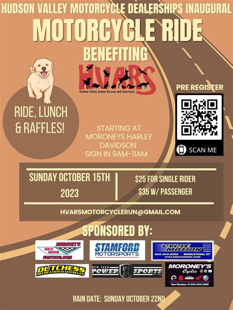 Hudson Valley Animal Rescue Motorcycle Ride Hudson Valley Biker Network