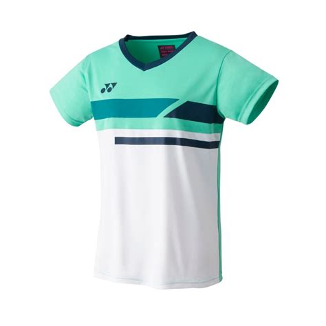 Yonex Sport Tshirt Crew Neck Club Team 2023 weiss mintgrün Damen online