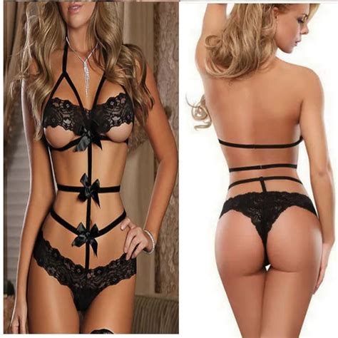 New Sexy Lingerie Sexy Temptation Bow Lace Suit Temptation Bundled