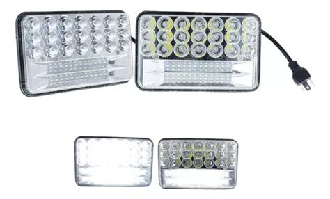 Par Faros Unidad Led Rectangular X Alta Baja F