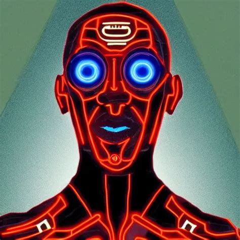 Cyborg Obama With Glowing Eyes Stable Diffusion Openart