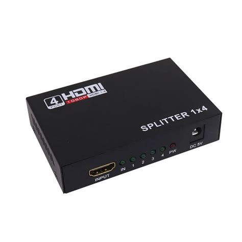 ตัวแยกสัญญาณวิดีโอ HDMI หนึ่งถึงสี่ ตัวแยกสัญญาณ HDMI หนึ่งในสี่ออก ...