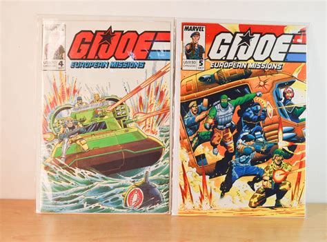 G I Joe European Missions Comics Choose From List Marvel Hasbro Vintage