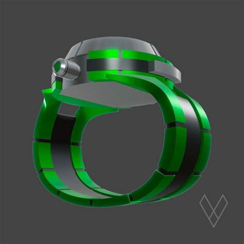alien force omnitrix  model  printable cgtrader