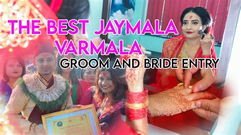 The Best Jaymala Varmala Groom And Bride Entry Wedding Sunita Aacharya Youtube